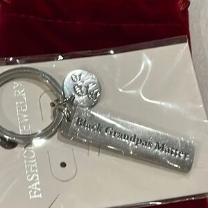 Black Grandpas Matter Key Ring